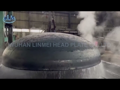 3600 мм As516 Gr 70 Эллипсоидный конец тарелки Asme Эллипсоидные размеры головы для нефтяных газовых баков