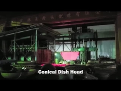 Диаметр головы 2500mm блюда конуса SA516 Gr70