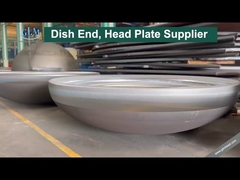 Углеродистая сталь, наполненная концами резервуара, химический резервуар