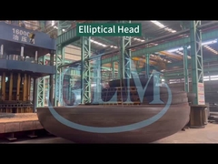 2000 мм 20 мм 2 до 1 металлическая стальная труба для установки эллиптических размеров головки резервуара