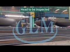 Настроенный Q235 Q345 Торисферный накладный головной клапан для уплотнения труб 100 мм