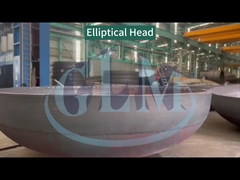 Индивидуальная эллиптическая днище котла из углеродистой стали, коэффициент уменьшения около 10%