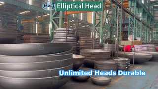 Эллиптические головки не ограничены по диаметру или толщине.