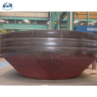Полированные конические головки резервуаров из углеродистой стали для резервуаров реакторов и не ограниченной толщины
