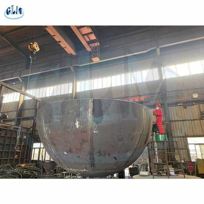 голова диаметра SA516 GR70 6400mm полусферическая 20mm толщиной