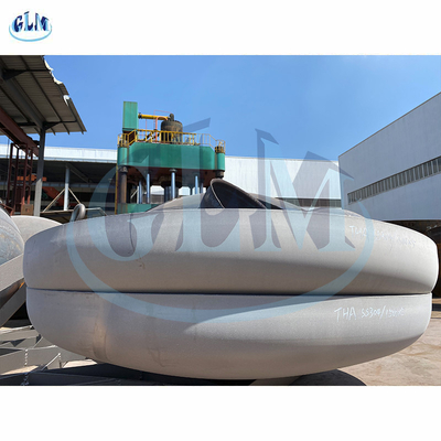 Голова блюда SS304 Torispherical с диаметром 1500mm и толщиной 5mm