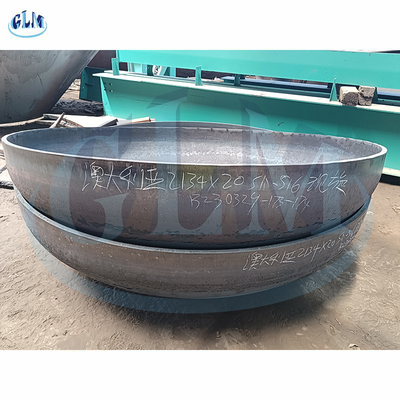 Толщина конца 2134mm Dimater 30mm углерода стальная эллипсоидальная Dished