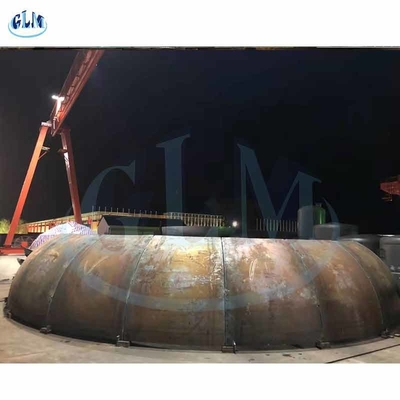 головка тарелки головки бака диаметра 8600мм коническая для изготовления бака
