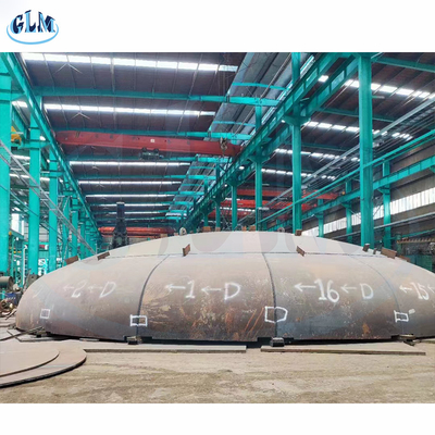 Голова Torispherical стали углерода толщины Dia 11000mm 65mm, крона, головы лепестка