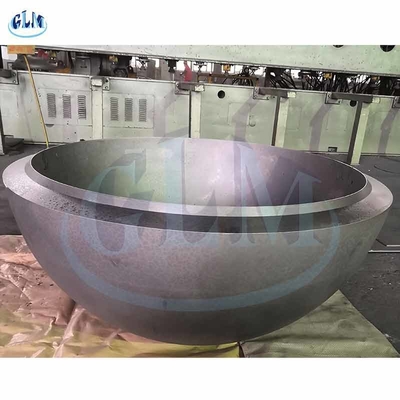 Бак полусферической формы давления толщины 100mm высокий возглавляет прочное и надежное
