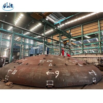 4200 мм диаметром Торисферная головка с горячим прессованием и сварным соединением для сосудов под давлением