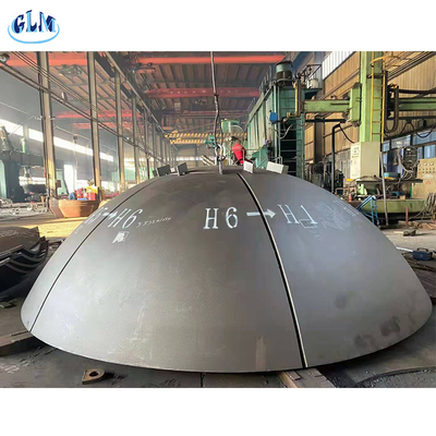 Sa516 Gr70 100 мм полусферные головки резервуаров ASME из нержавеющей стали