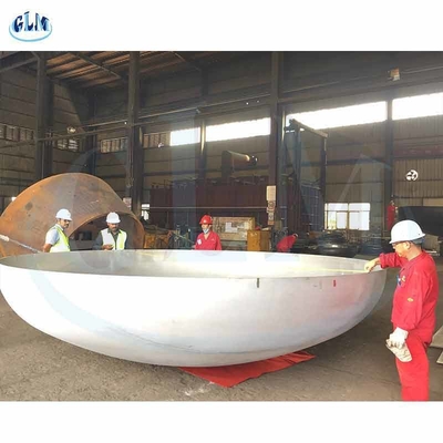 3MM 6000MM Нержавеющая сталь голова тарелки PED полуэллиптическая голова резервуара