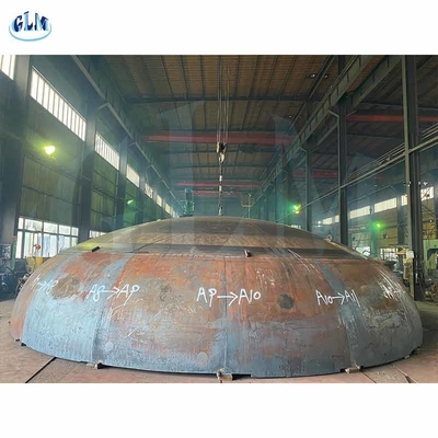 Q235B SS304 800 мм полусферные головки резервуаров, образующие стальное полушарие