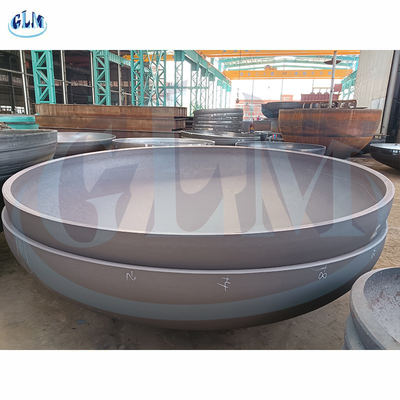 Semi эллиптическая толщина диаметра 42mm верхнего днища резервуара 2800mm