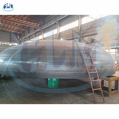конец диаметра 6500mm эллипсоидальный Dished с коэффициентом уменьшения 10%